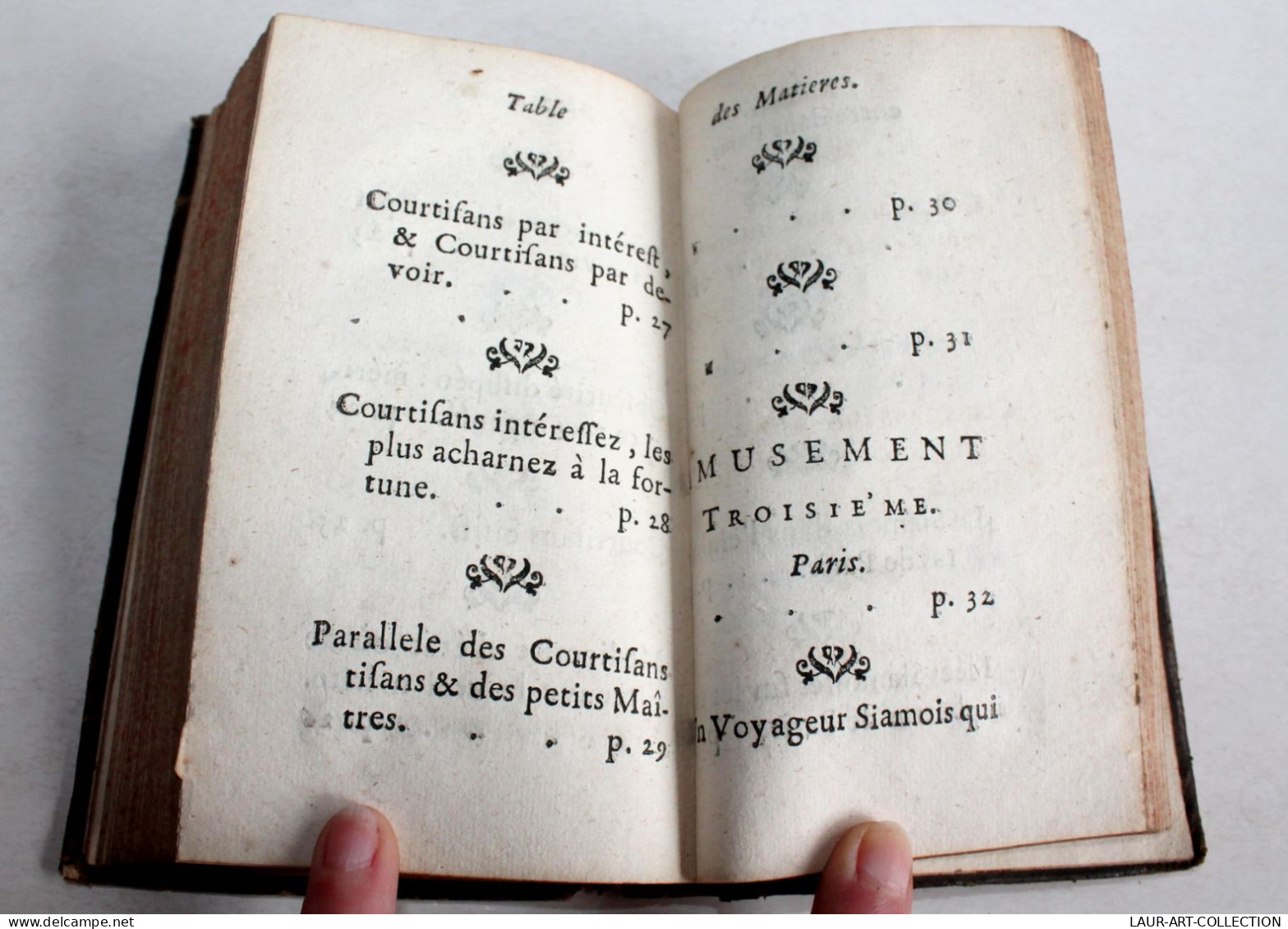 AMUSEMENS SERIEUX ET COMIQUES par CH. RIVIERE DUFRESNY 1723 JEAN JOMBERT EDITION ORIGINALE, LIVRE XVIIIe SIECLE (2204.3)