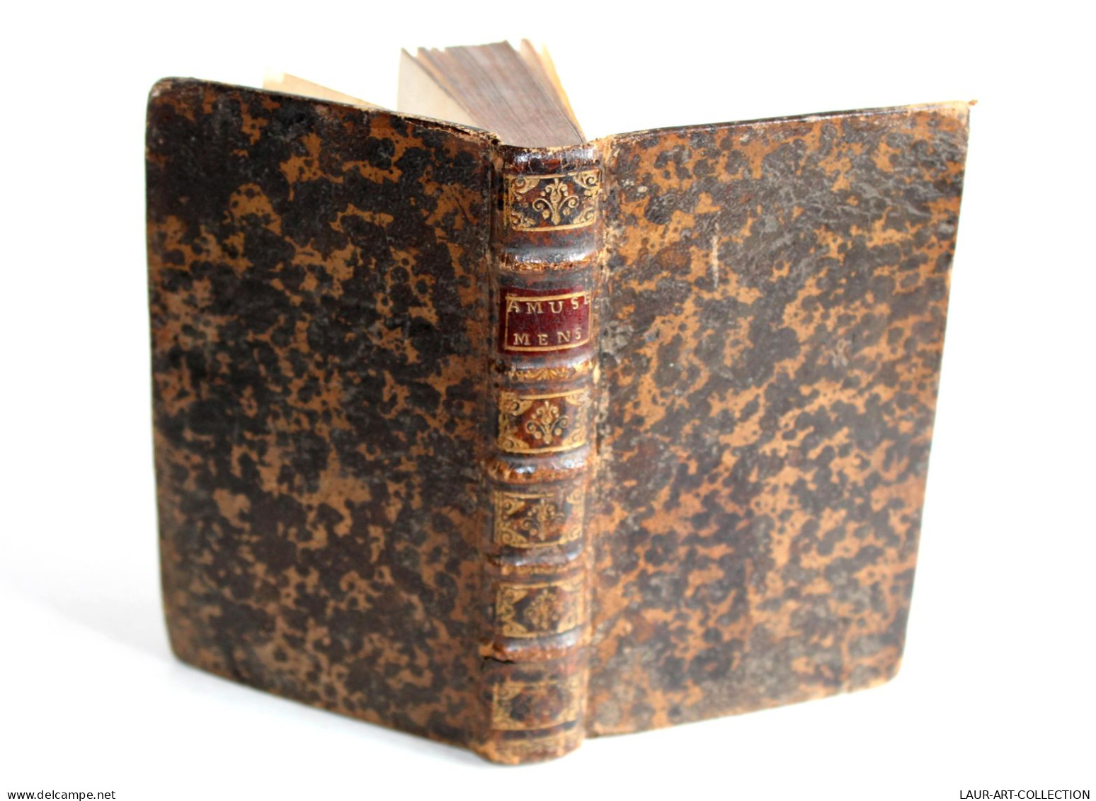 AMUSEMENS SERIEUX ET COMIQUES par CH. RIVIERE DUFRESNY 1723 JEAN JOMBERT EDITION ORIGINALE, LIVRE XVIIIe SIECLE (2204.3)