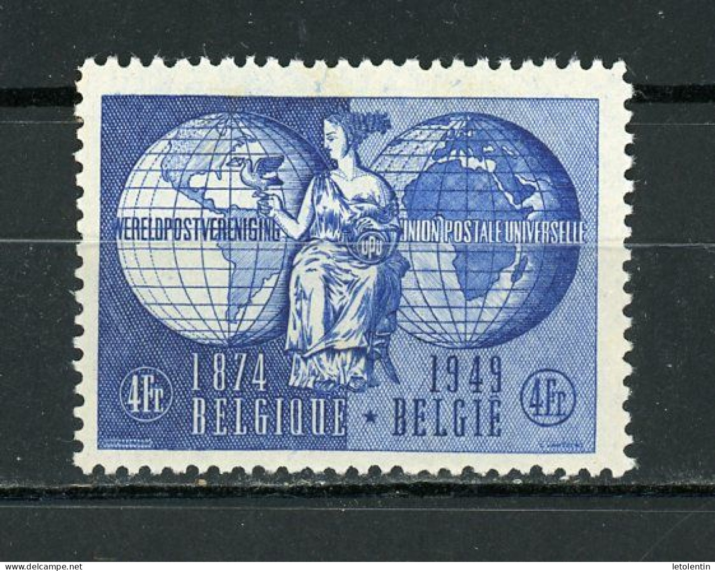 BELGIQUE -  ANNI. DE L'UPU - N° Yvert 812 ** - Nuevos