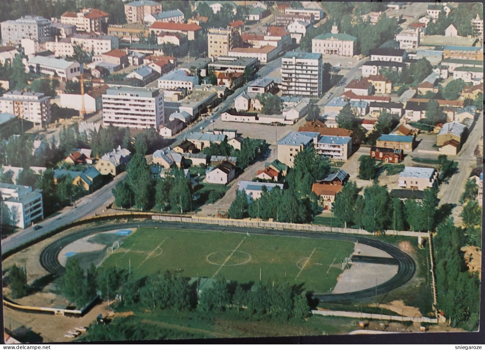 Postcard Stadium Pietarsaari Jakobstad Finland- Stadion Stade Stadio Estadio - Stadi