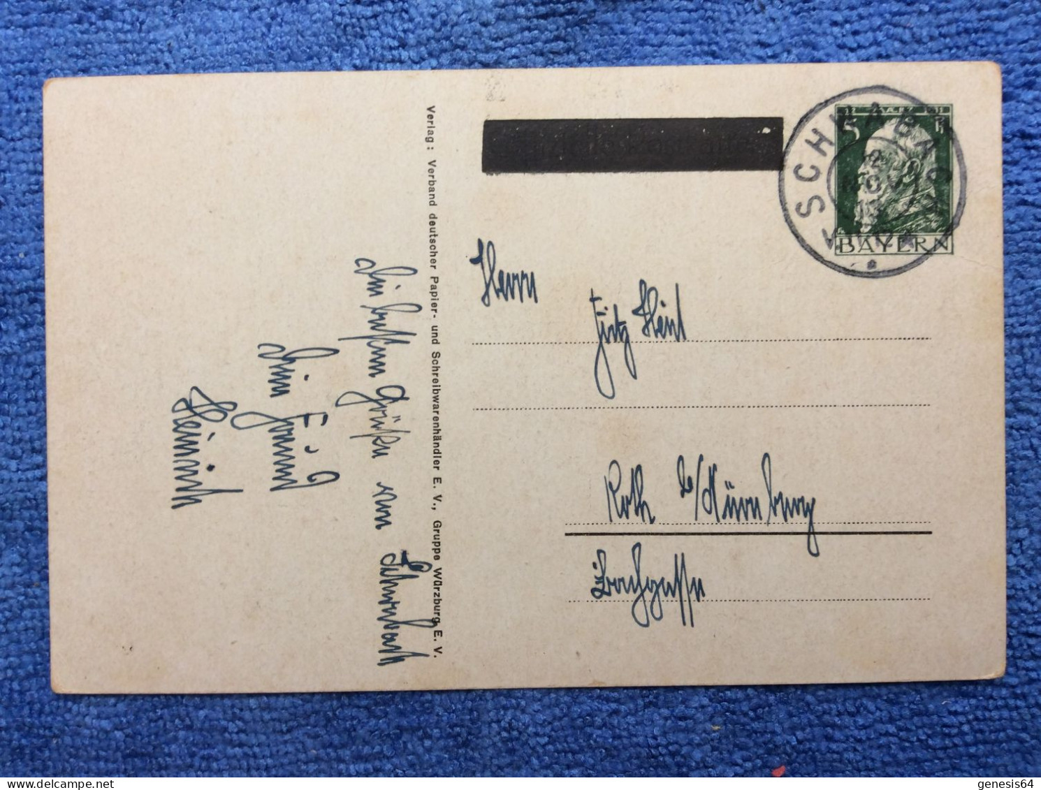 Altdeutschland Bayern. PP 27 D2 (1ZKPVT016) - Postal  Stationery