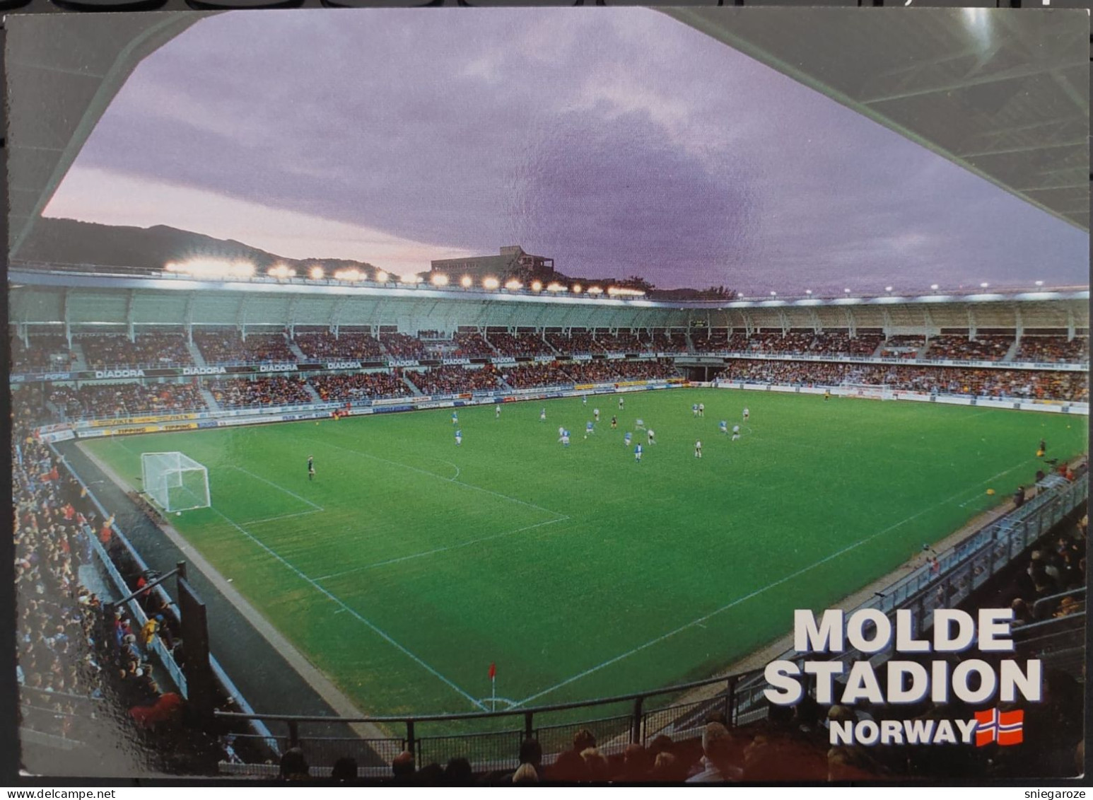 Postcard Stadium Molde Norway - Stadion Stade Stadio Estadio - Stadiums