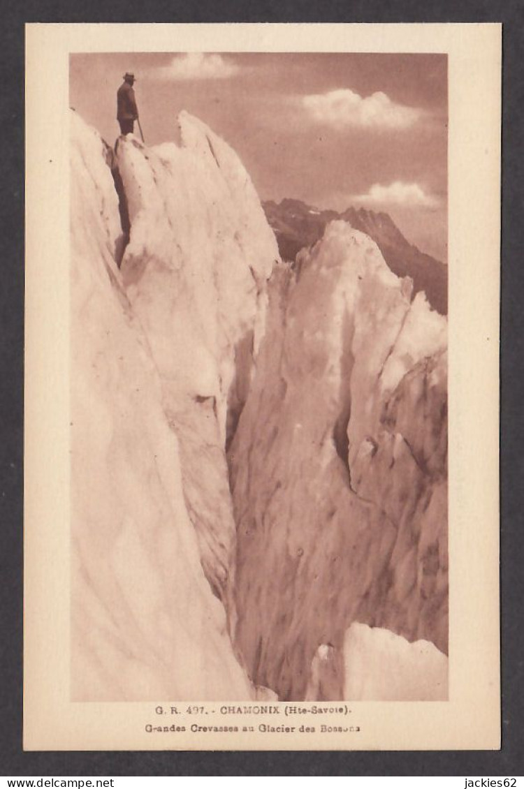 067370/ CHAMONIX, Grandes Crevasses Au Glacier Des Bossons - Chamonix-Mont-Blanc