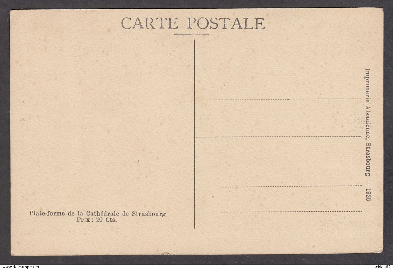 102170/ STRASBOURG, Cathédrale, La Plate-forme - Straatsburg