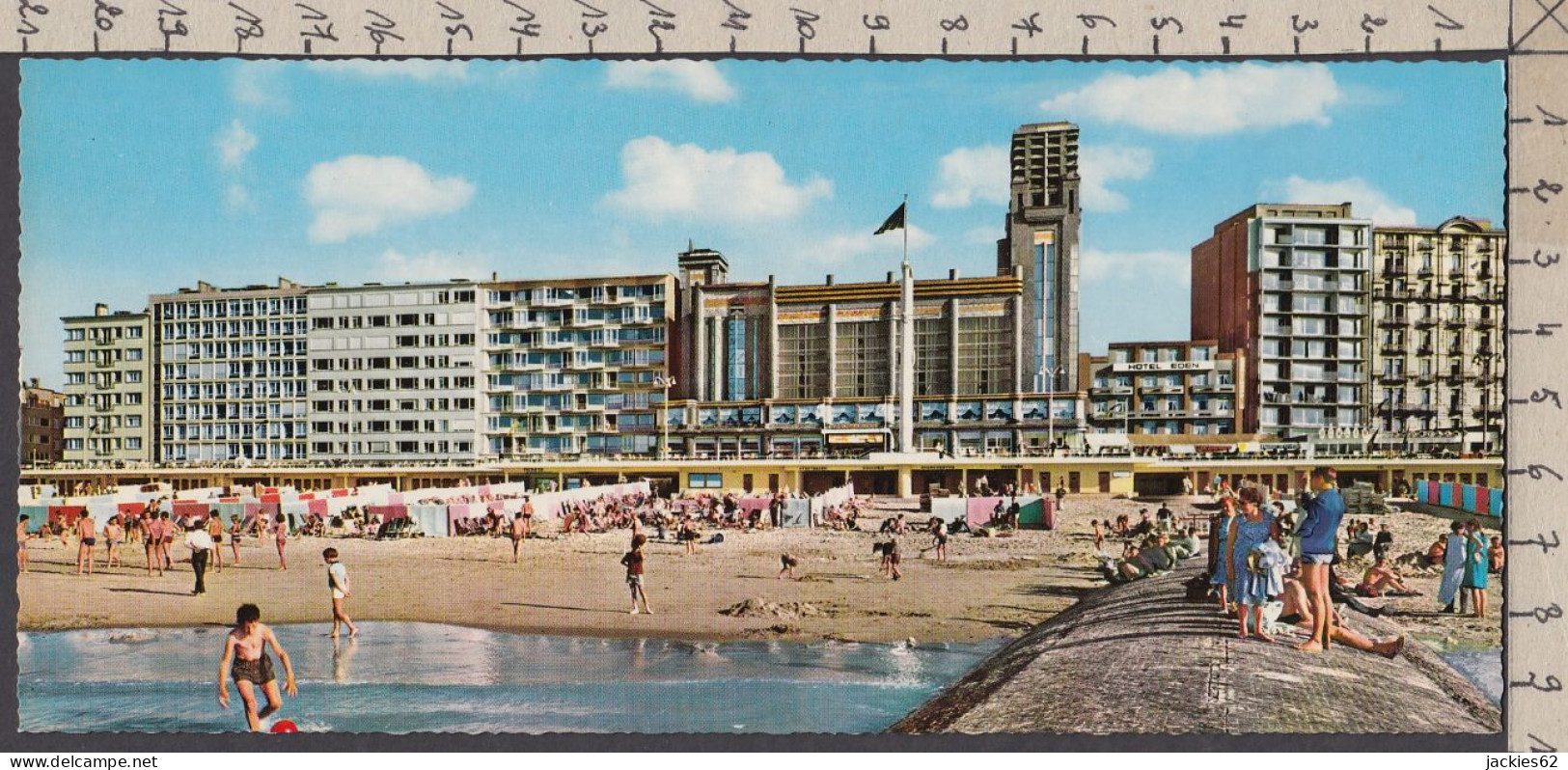 118929GF/ BLANKENBERGE, Casino, Zeedijk En Strand - Blankenberge