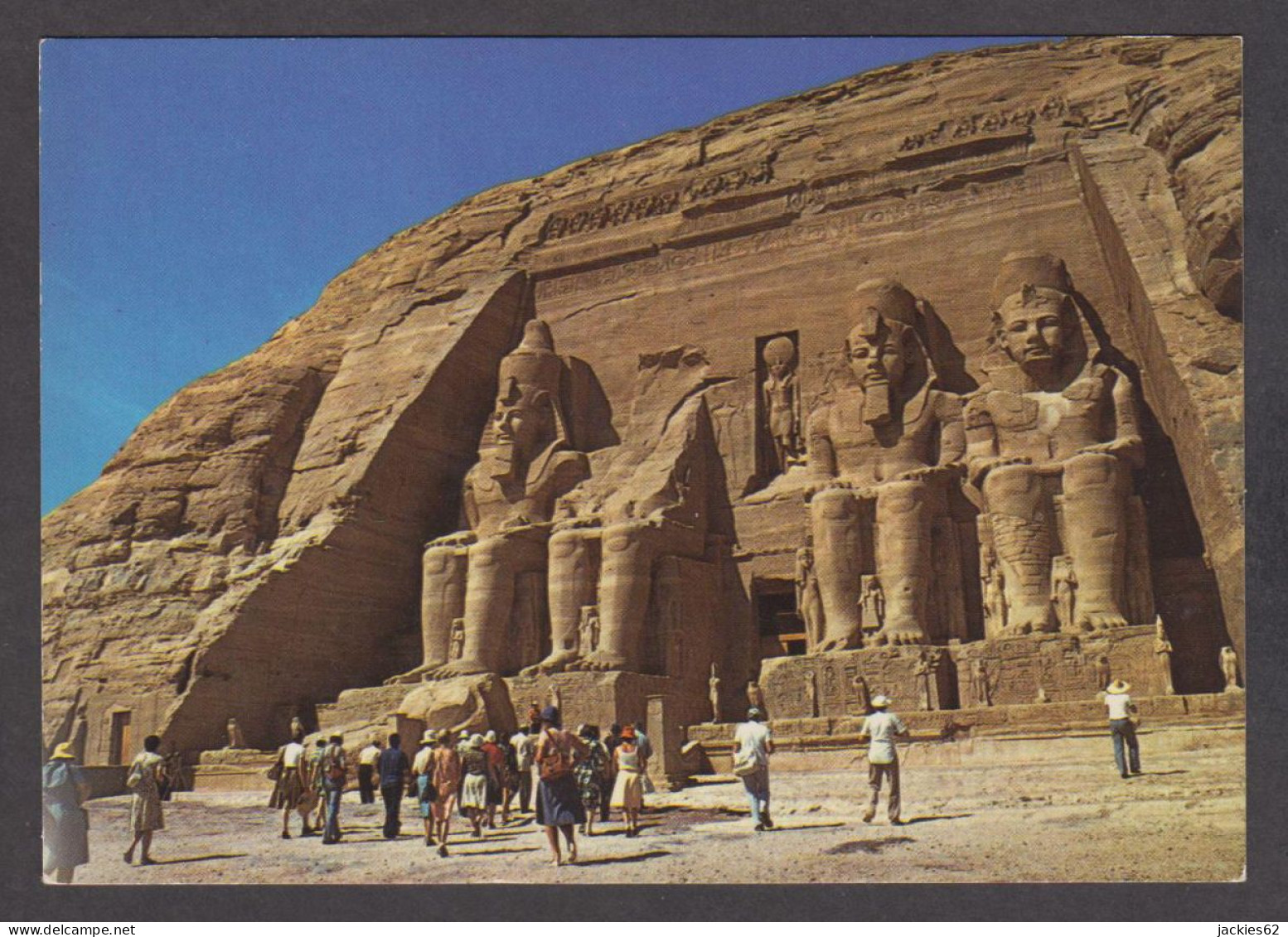 114522/ ABU SIMBEL, General View Of The Temple - Tempel Von Abu Simbel