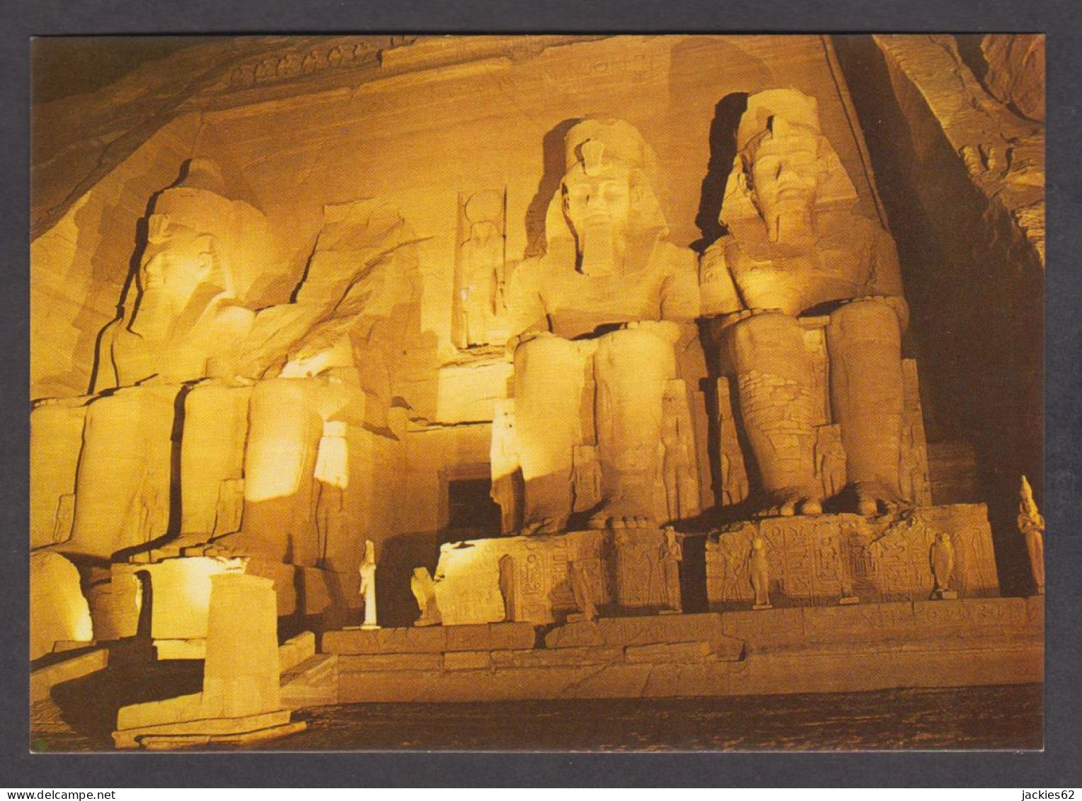 114526/ ABU SIMBEL, The Temple Illuminated By Night - Temples D'Abou Simbel