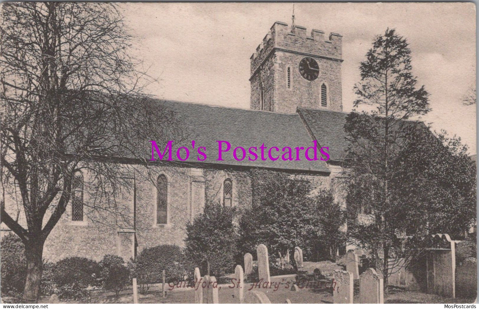 Surrey Postcard - Guildford, St Mary's Church    DZ248 - Surrey