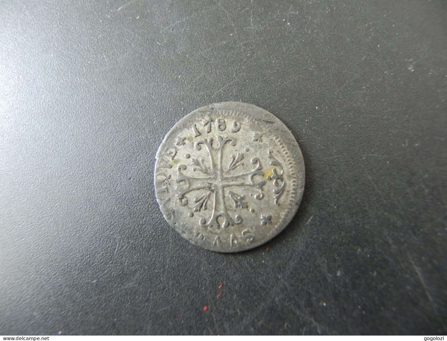 Schweiz Suisse Switzerland Neuenburg Neuchâtel 1/2 Batz 1789 - Kantonale Munten