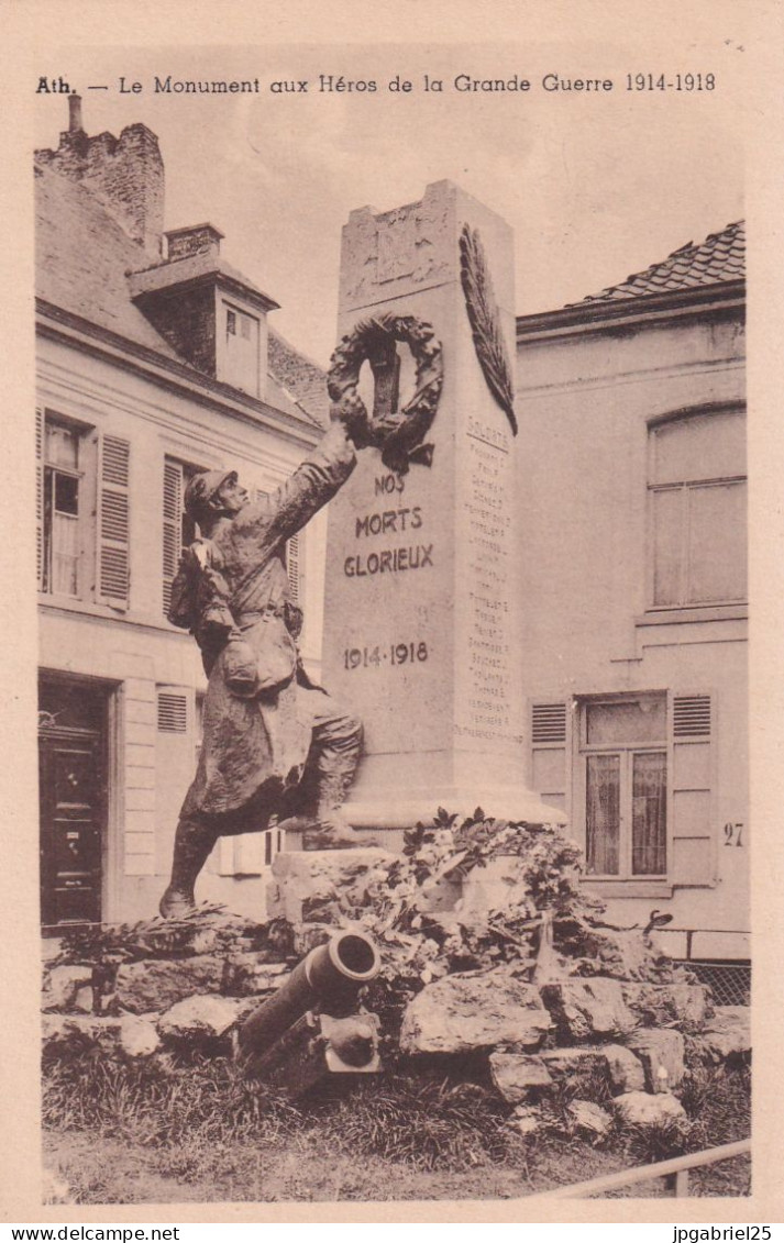 DEND Ath Le Monument Aux Heros De La Grande Guerre 1914-1918 - Ath