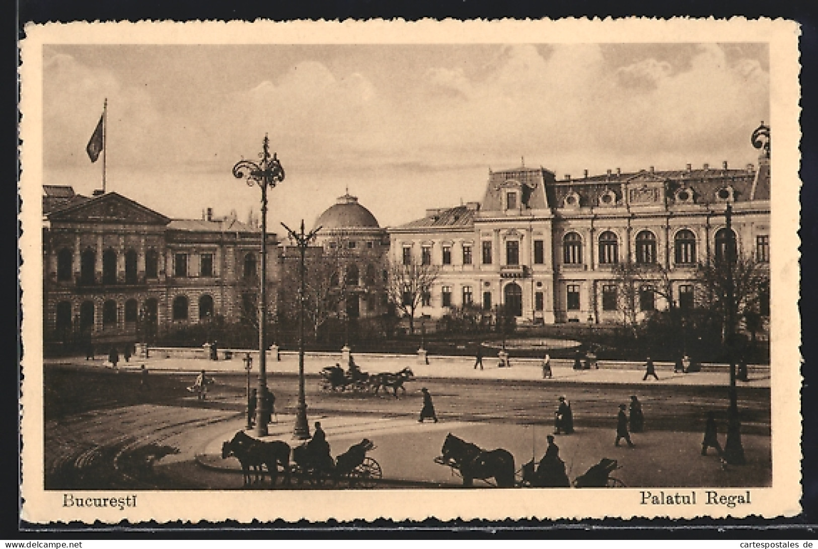 AK Bucuresti, Palatul Regal  - Roumanie