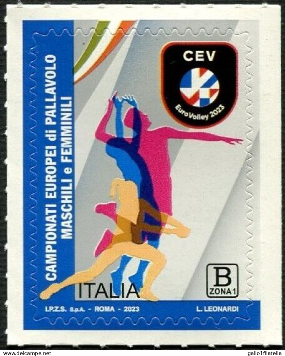 2023 - ITALIA / ITALY - CAMPIONATI EUROPEI DI PALLAVOLO - EUROPEAN VOLLEYBALL CHAMPIONSHIPS. MNH - Pallavolo