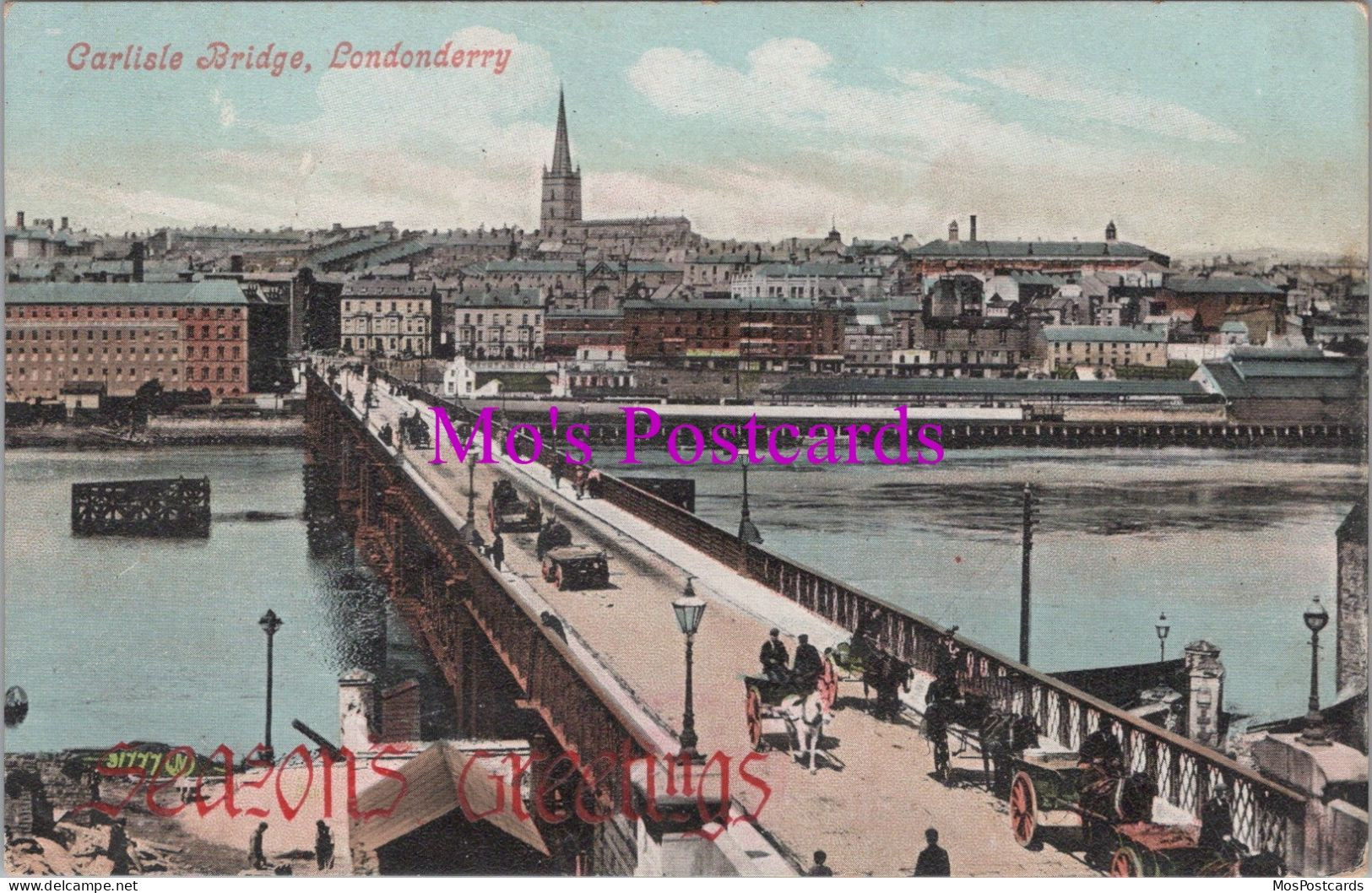 Northern Ireland Postcard - Carlisle Bridge, Londonderry   DZ249 - Londonderry