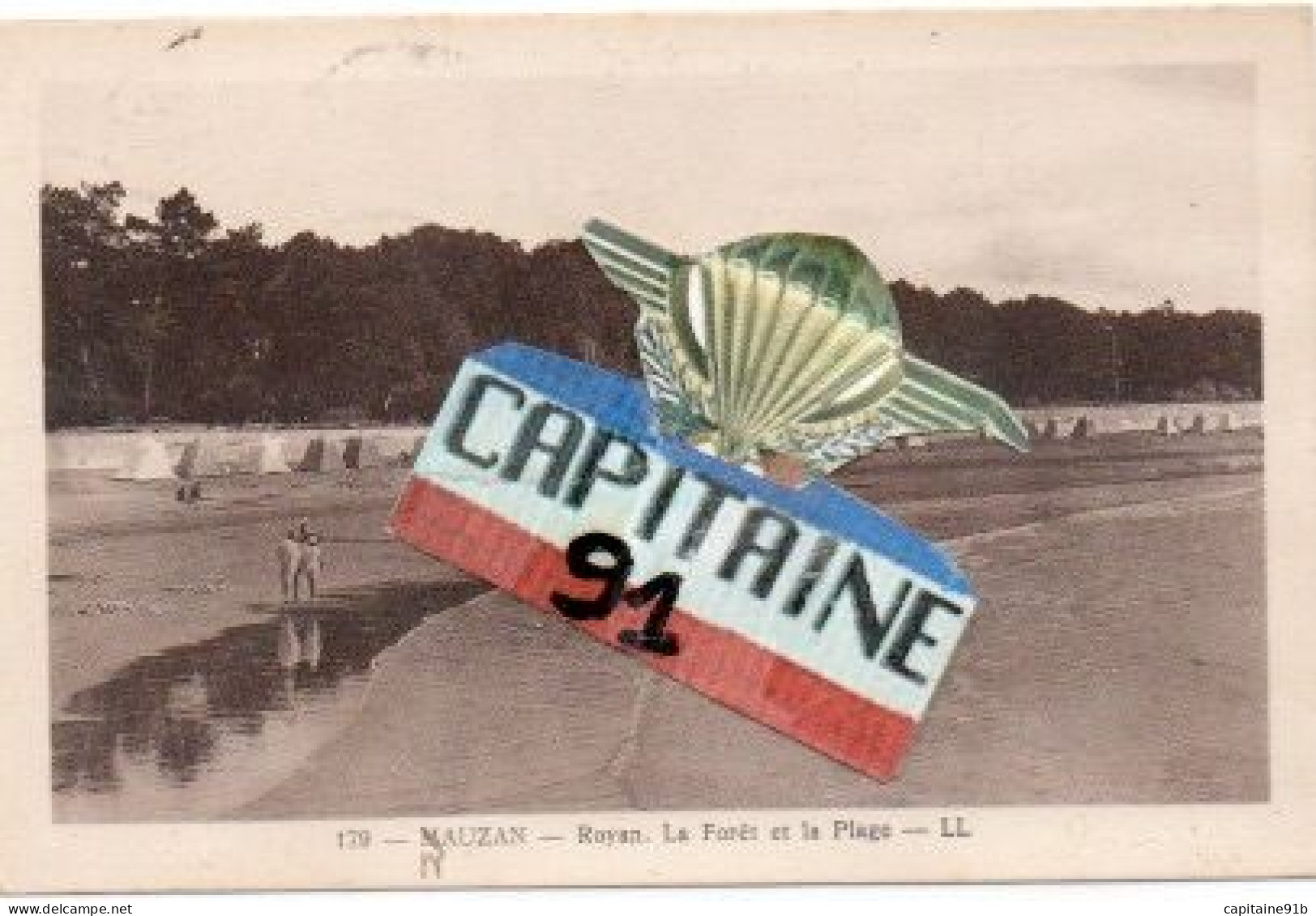 CPA MAUZAN CHARENTE MARITIME ROYAN LA FORET ET LA PLAGE X X - Altri & Non Classificati