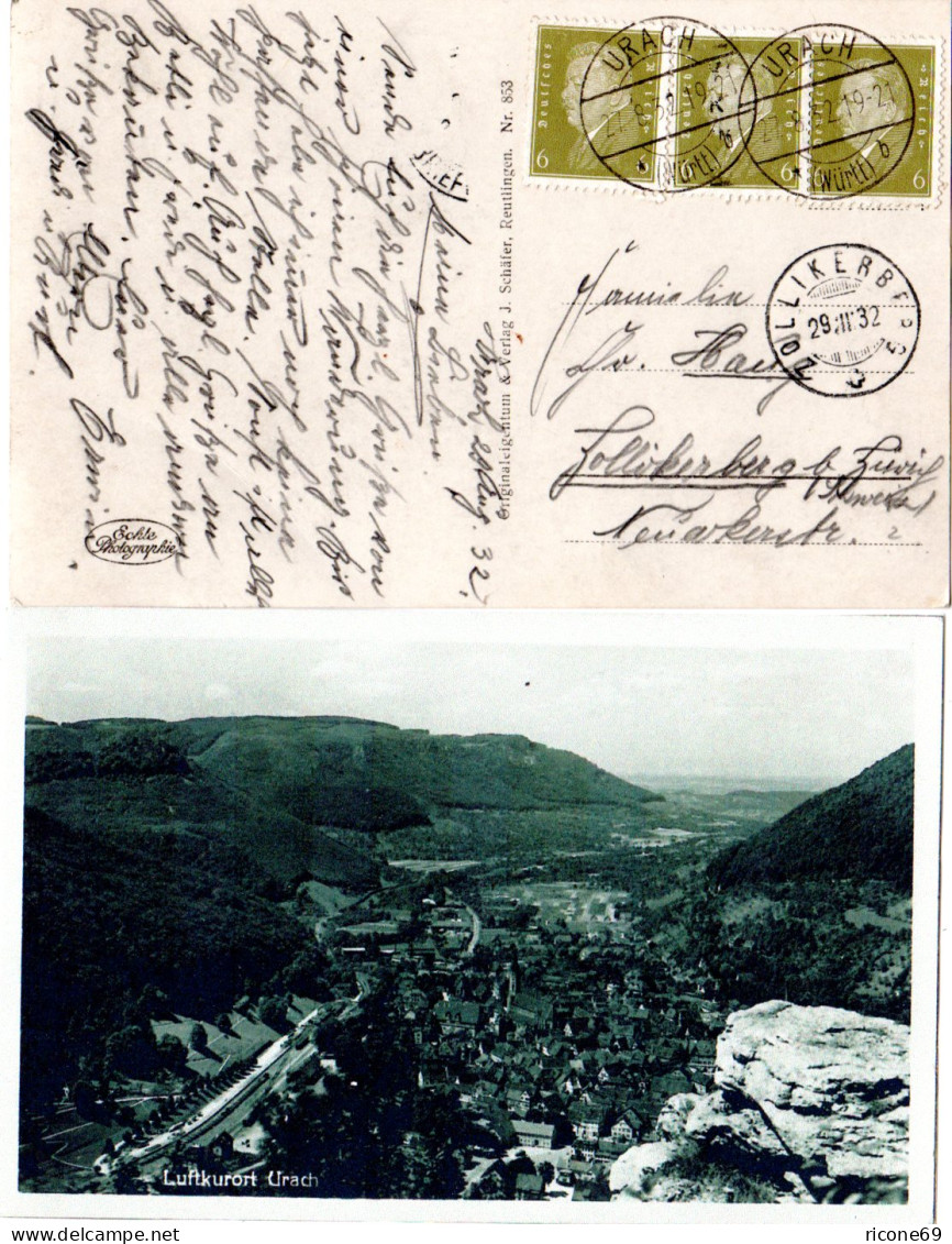 Urach Von Oben, 1932 Gebr. Sw-AK - Other & Unclassified