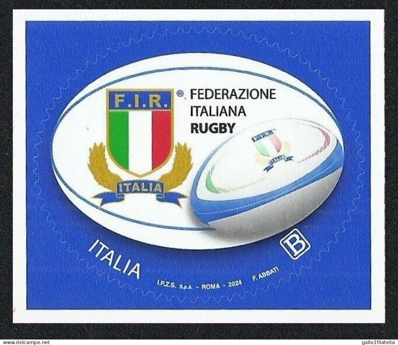 2024 - ITALIA / ITALY - FEDERAZIONE ITALIANA RUGBY - ITALIAN RUGBY FEDERATION. MNH - Rugby