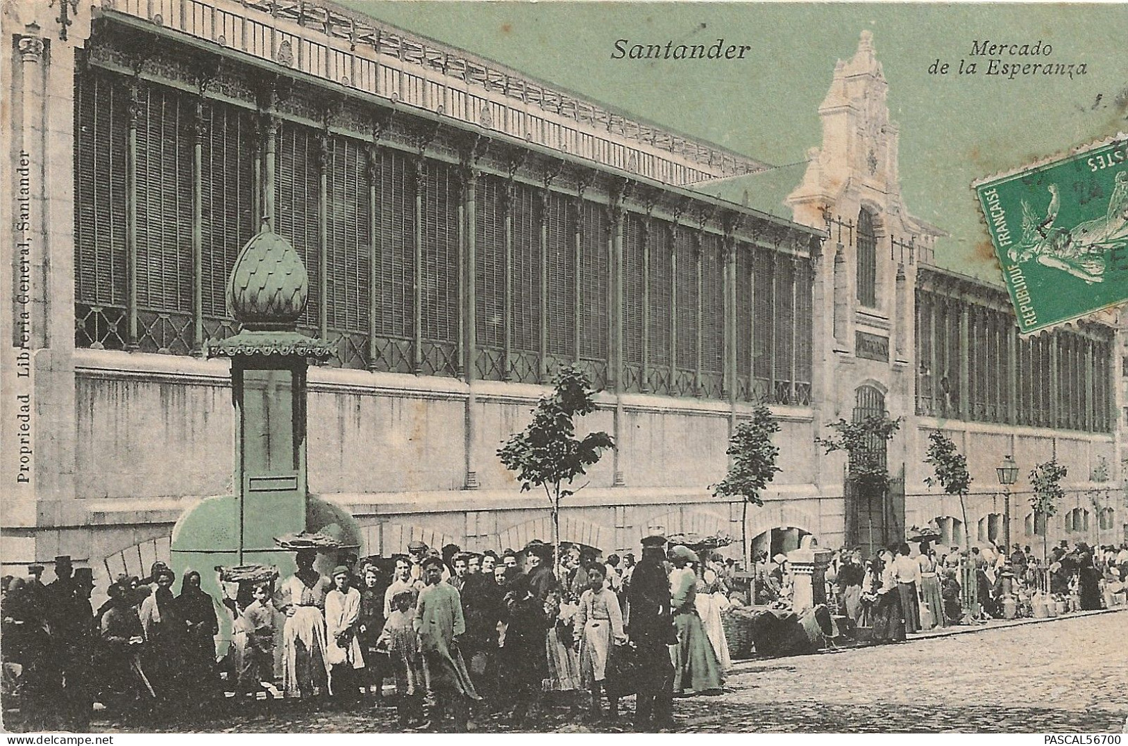 CPA SANTANDER - MERCADO DE L'ESPERENZA - Cantabrië (Santander)