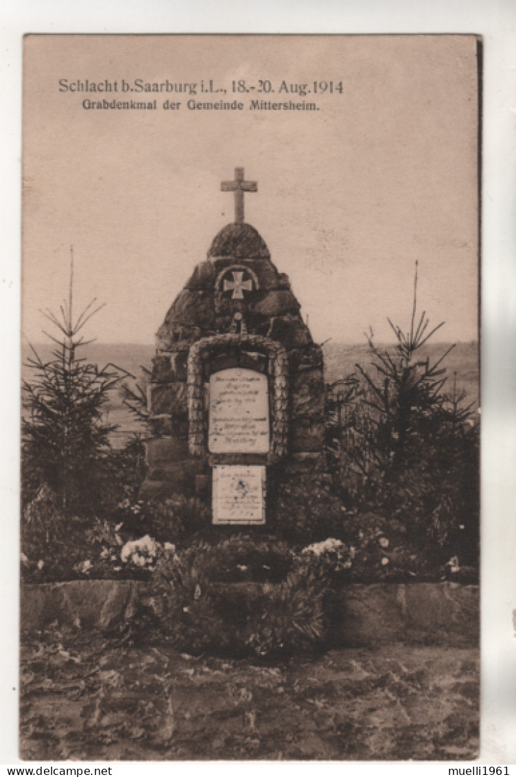 +5066, WK I,  Feldpost, Grabdenkmal Der Gemeinde Mittersheim, Schlacht Bei Saarburg - Oorlog 1914-18