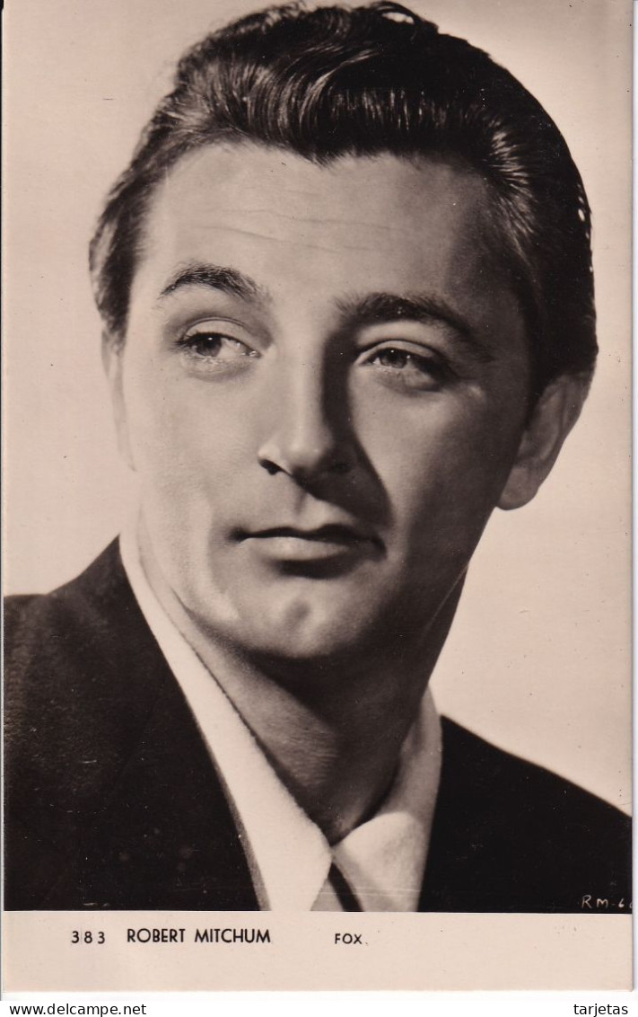 POSTAL DEL ACTOR ROBERT MITCHUM  (CINE-CINEMA) - Fotos