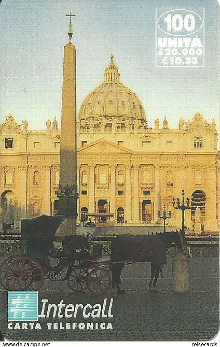 Italy: Prepaid Intercall - Roma, Vaticano - [2] Handy-, Prepaid- Und Aufladkarten