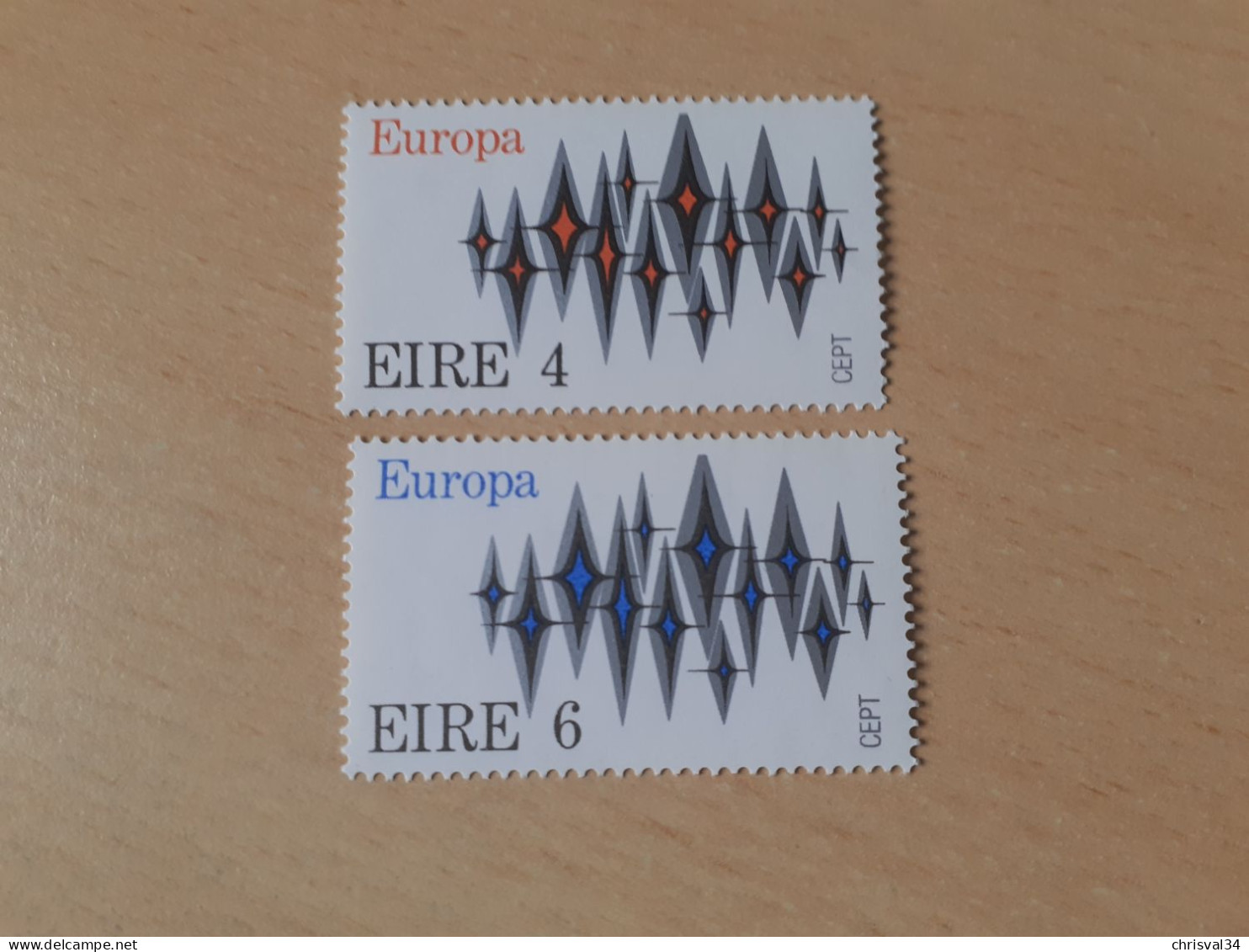 TIMBRES   IRLANDE   ANNEE   1972   N  278  /  279   COTE  20,00  EUROS   NEUFS  LUXE** - Nuevos
