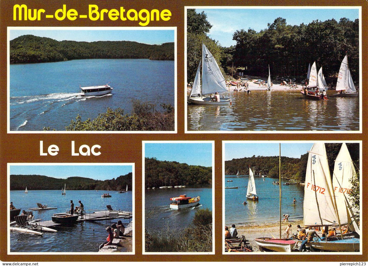 22 - Mur De Bretagne - Le Lac De Guerlédan - Multivues - Autres & Non Classés