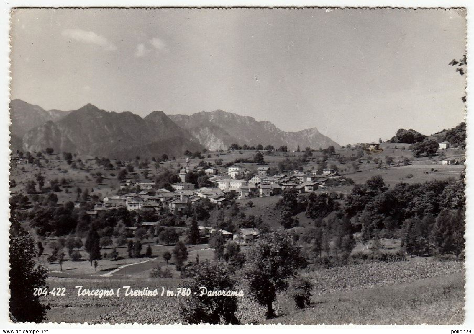 TORCEGNO - TRENTO - PANORAMA - 1963 - Trento