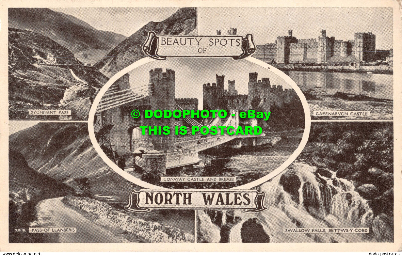 R538012 Beauty Spots Of North Wales. Excel Series. 1946. Multi View - Monde