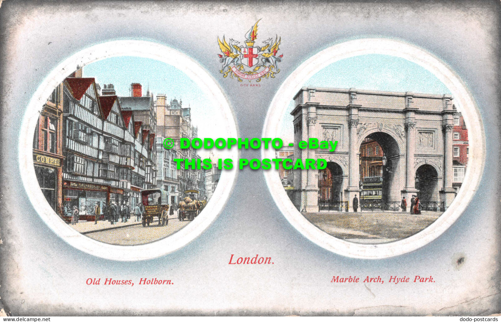 R538013 London. Old Houses. Holborn. Marble Arch. Hyde Park. No. 25 02. Fielder - Autres & Non Classés