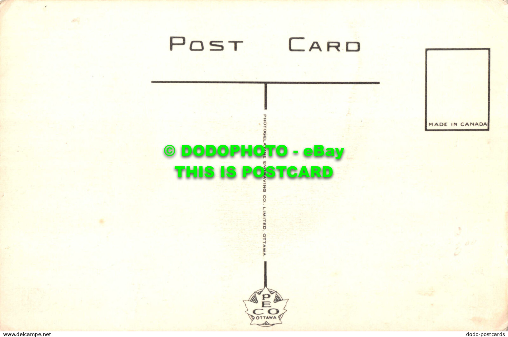 R538023 Post Office. Port Hope. Ontario. 3. Photogelatine Engraving - Monde