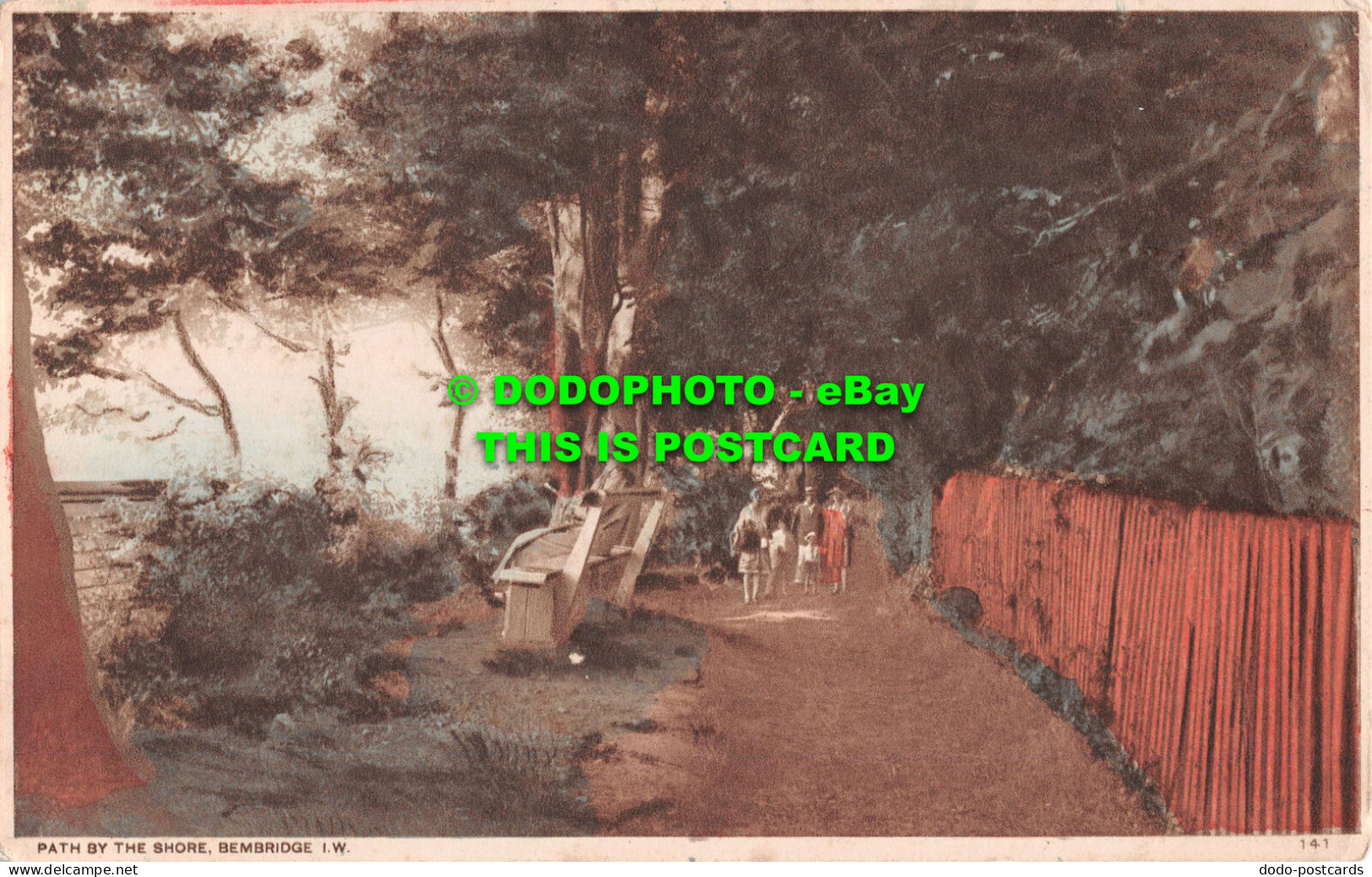 R538025 Path By The Shore. Bembridge. I. W. 141. W. J. Nigh - Monde