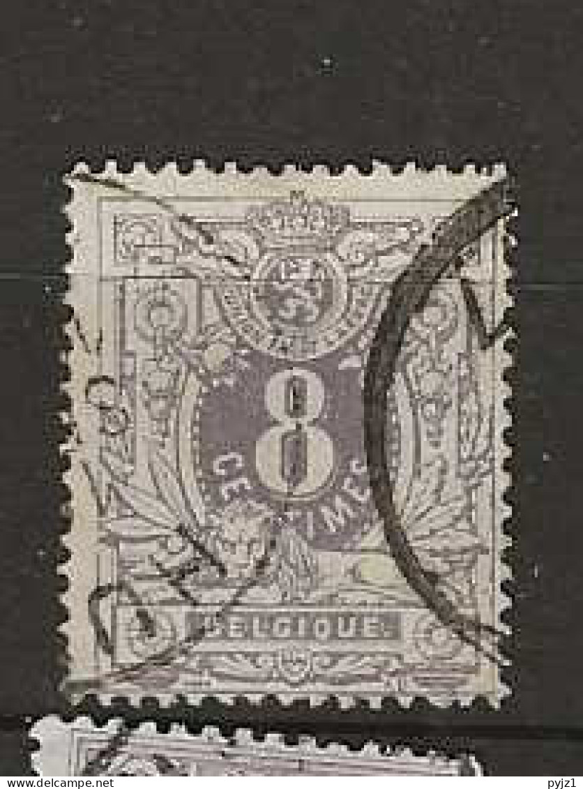 1869 USED Belgium Mi 26 - 1869-1883 Leopold II