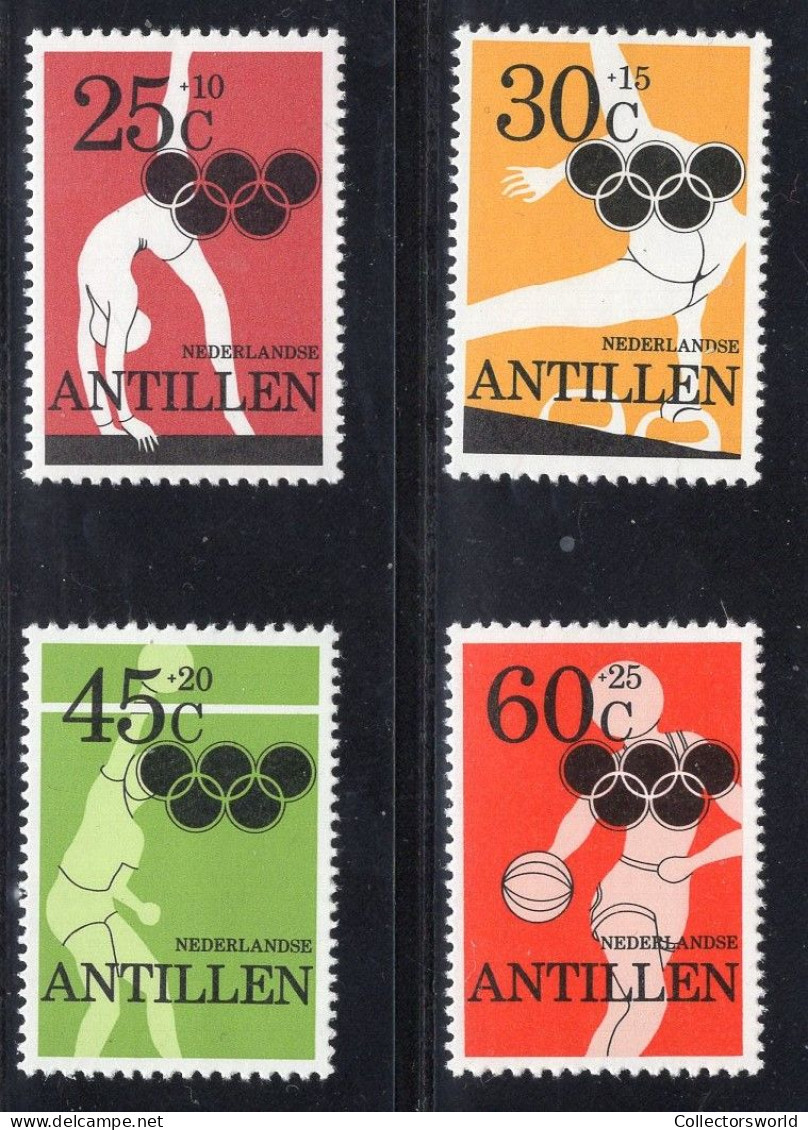 Netherlands Antilles 1980 Serie 4v Olymics Moscow MNH - West Indies