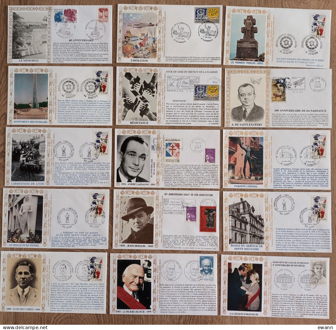 Lot De 218 Enveloppes - Storia Postale