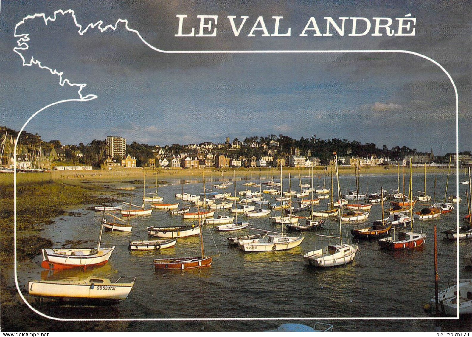 22 - Le Val André - Le Port Du Piégu Et La Grande Plage - Pléneuf-Val-André