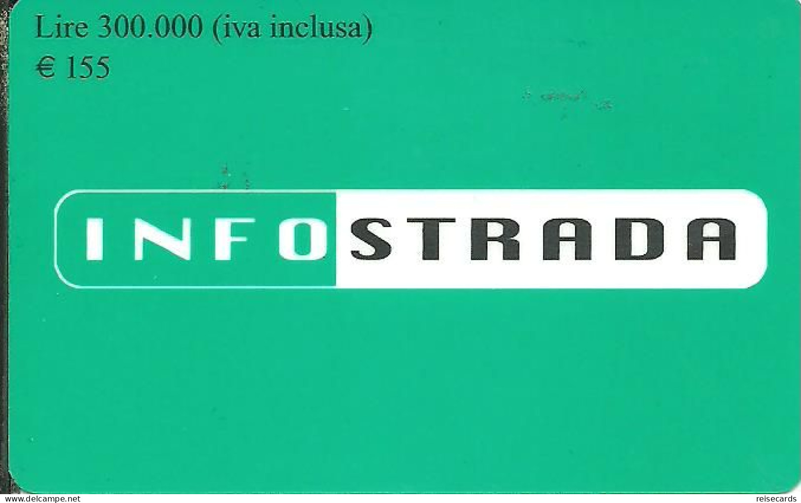 Italy: Prepaid Infostrada - [2] Tarjetas Móviles, Prepagadas & Recargos