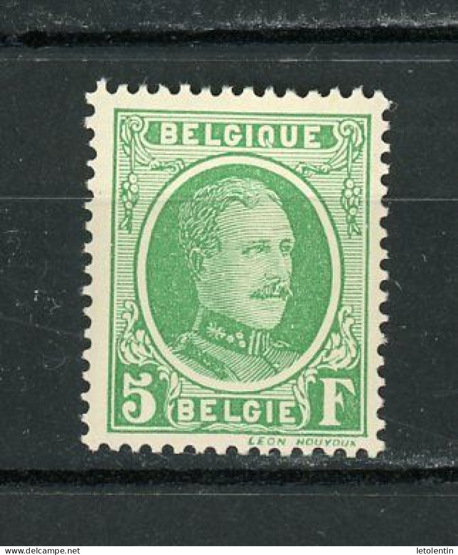 BELGIQUE   ALBERT 1er - N° Yvert 209 ** - 1922-1927 Houyoux