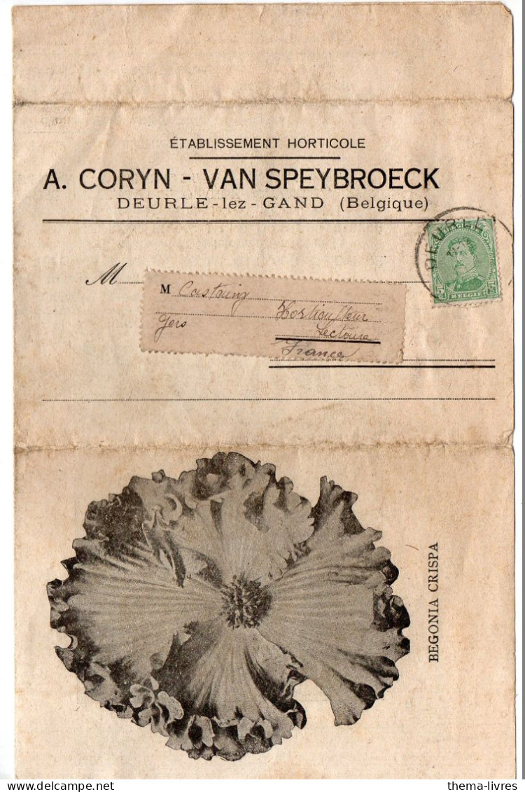 Deurle Lez Gand (Belgique)  Catalogue CORYN / VAN SPEYBROECK  Horticulteur   (PPP47274) - Publicités