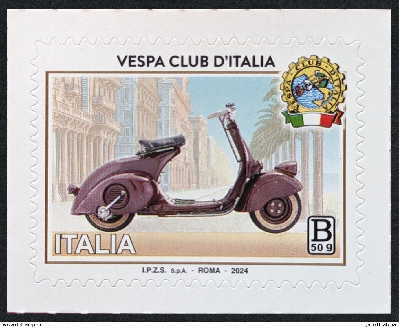 2024 - ITALIA / ITALY - VESPA CLUB D'ITALIA / VESPA CLUB OF ITALY - CONGIUNTA / JOINT ISSUE WITH SAN MARINO. MNH - Gemeinschaftsausgaben