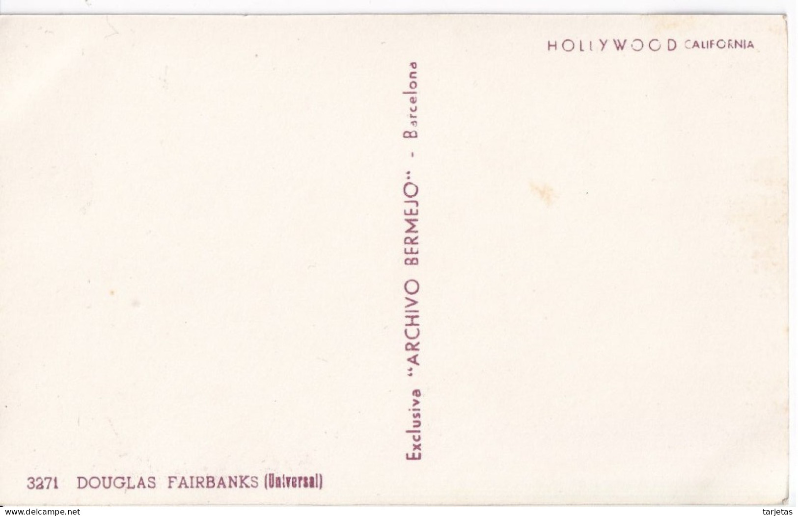 POSTAL DEL ACTOR DOUGLAS FAIRBANKS (CINE-CINEMA) ARCHIVO BERMEJO - Fotos