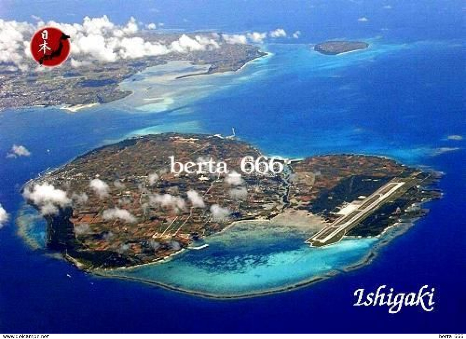 Japan Ishigaki Island Aerial View New Postcard - Sonstige & Ohne Zuordnung