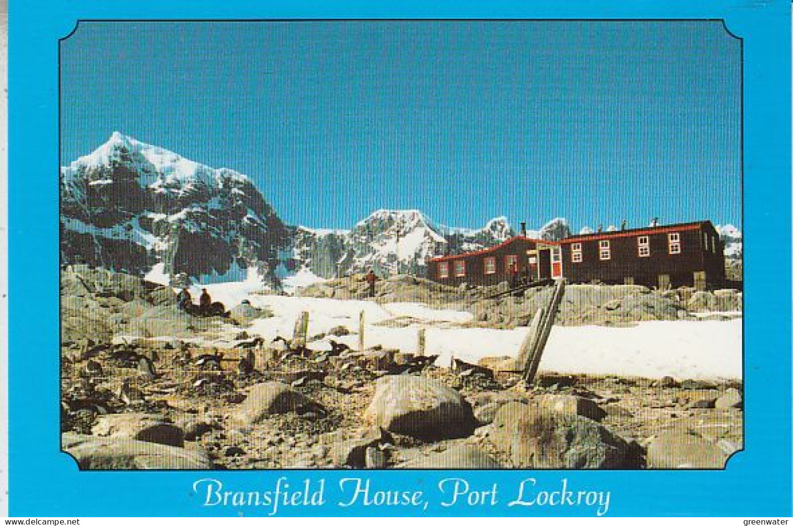 British Antarctic Territory (BAT) Postcard Bransfield House, Port Lockroy (unused) (59697) - Brieven En Documenten