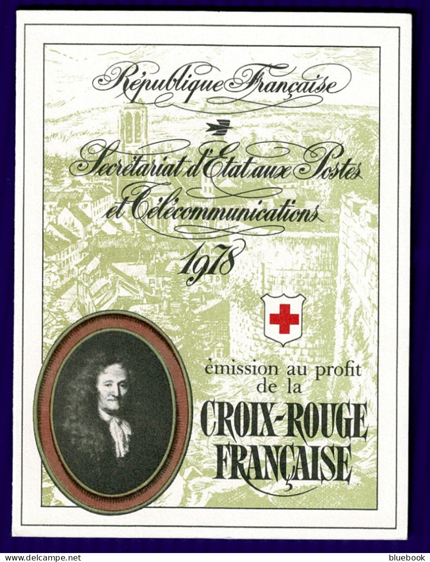 Ref 1645 - France 1978 - Red Cross Booklet SG 2286/2287 - Croix Rouge