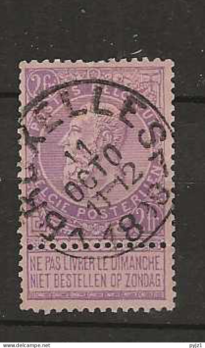 1893 USED Belgium Mi 59 - 1893-1900 Barbas Cortas