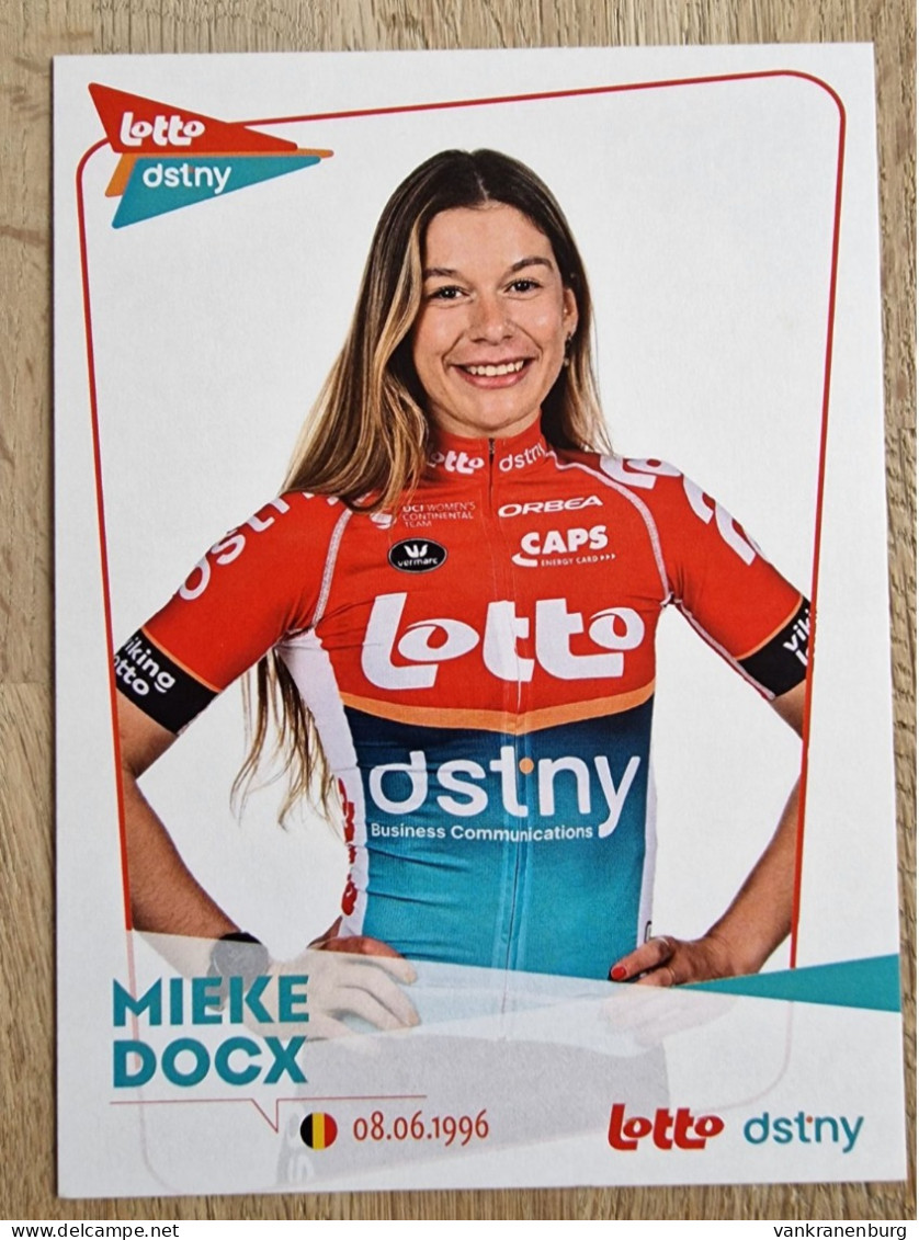 Card Mieke Docx - Team Lotto-Dstny - 2024 - Women - Cycling - Cyclisme - Ciclismo - Wielrennen - Ciclismo