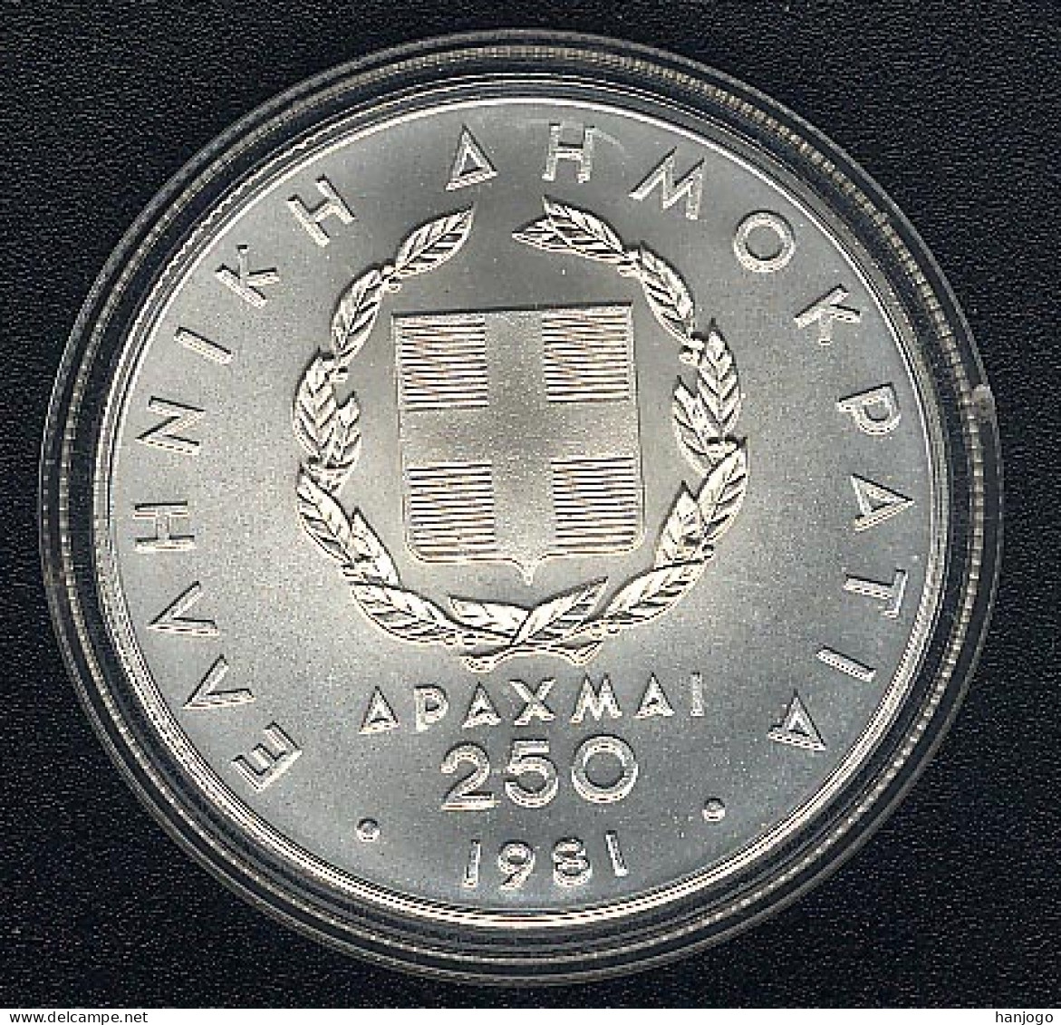 Griechenland, 250 Drachme 1981, Silber, BU - Greece