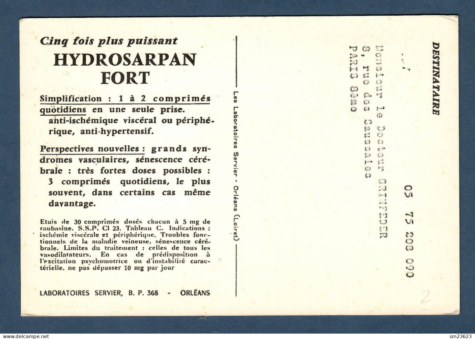 Frankreich 1965   Mi.Nr. 4 , Dienstmarken Für Die UNESCO - Maximum Card - Premier Jour 23. JANV.1965  PARIS - Storia Postale