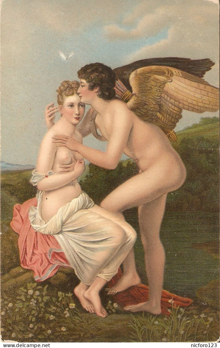 "F.P.Gerard. L'Amour Et Psyche". Fine Art, Painting, Stengel Postcard # 29019 - Schilderijen