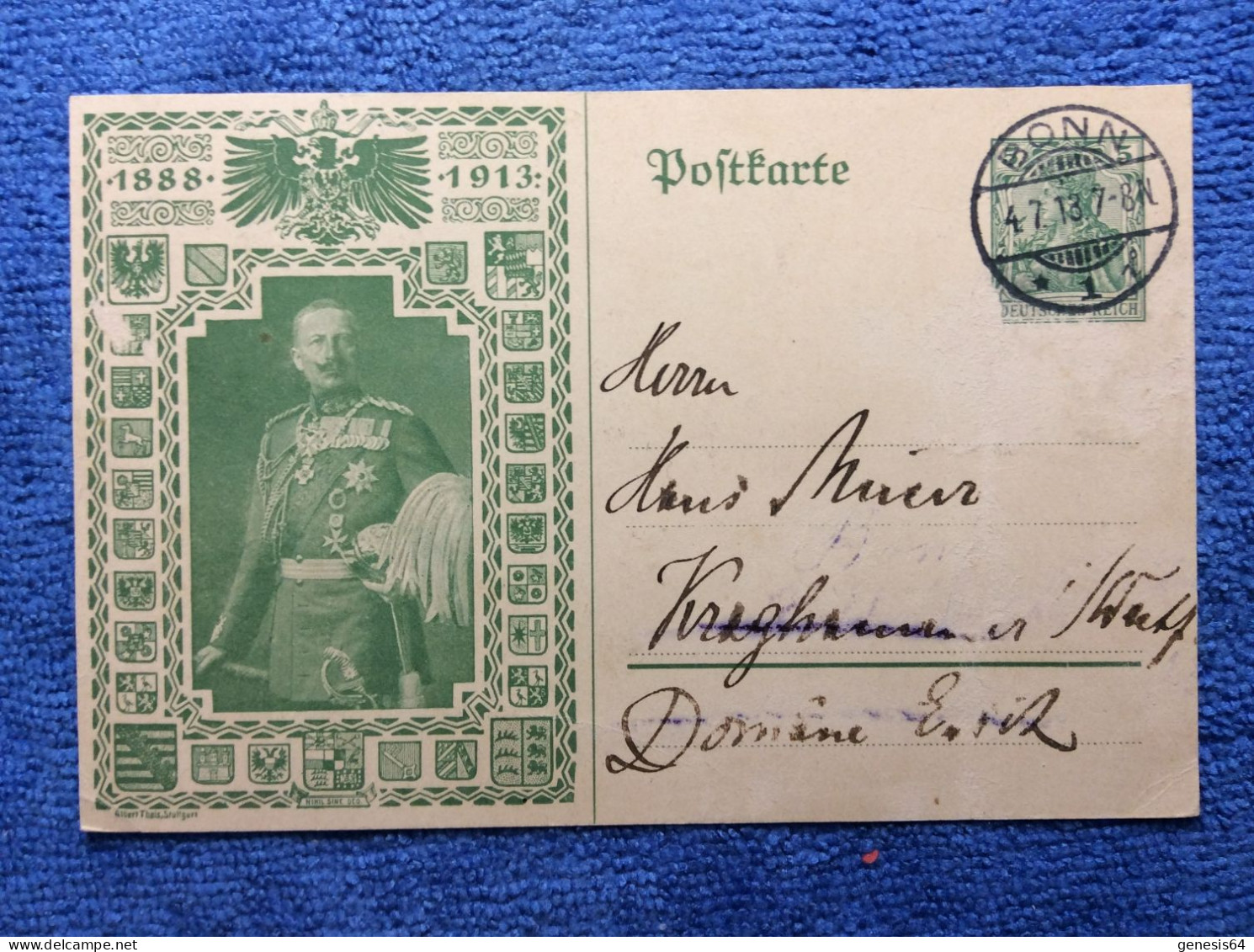 Deutsches Reich. PP 27 C241/02 (1ZKPVT021) - Lettres & Documents