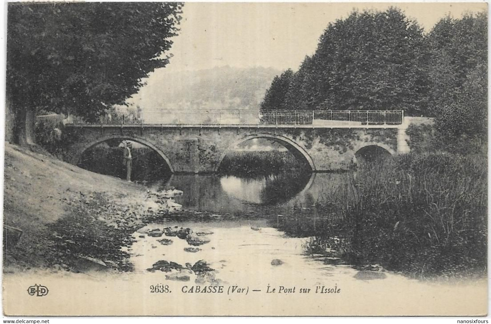 D 83. CABASSE  LE PONT SUR L ISSOLE. CARTE ECRITE - Autres & Non Classés